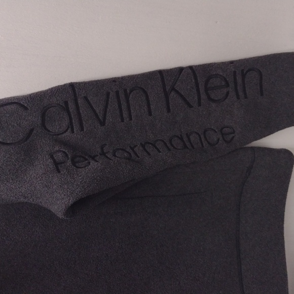 Calvin Klein Gray Bomber Jacket with Relaxed Fit and High Collar - Picture 4 of 11